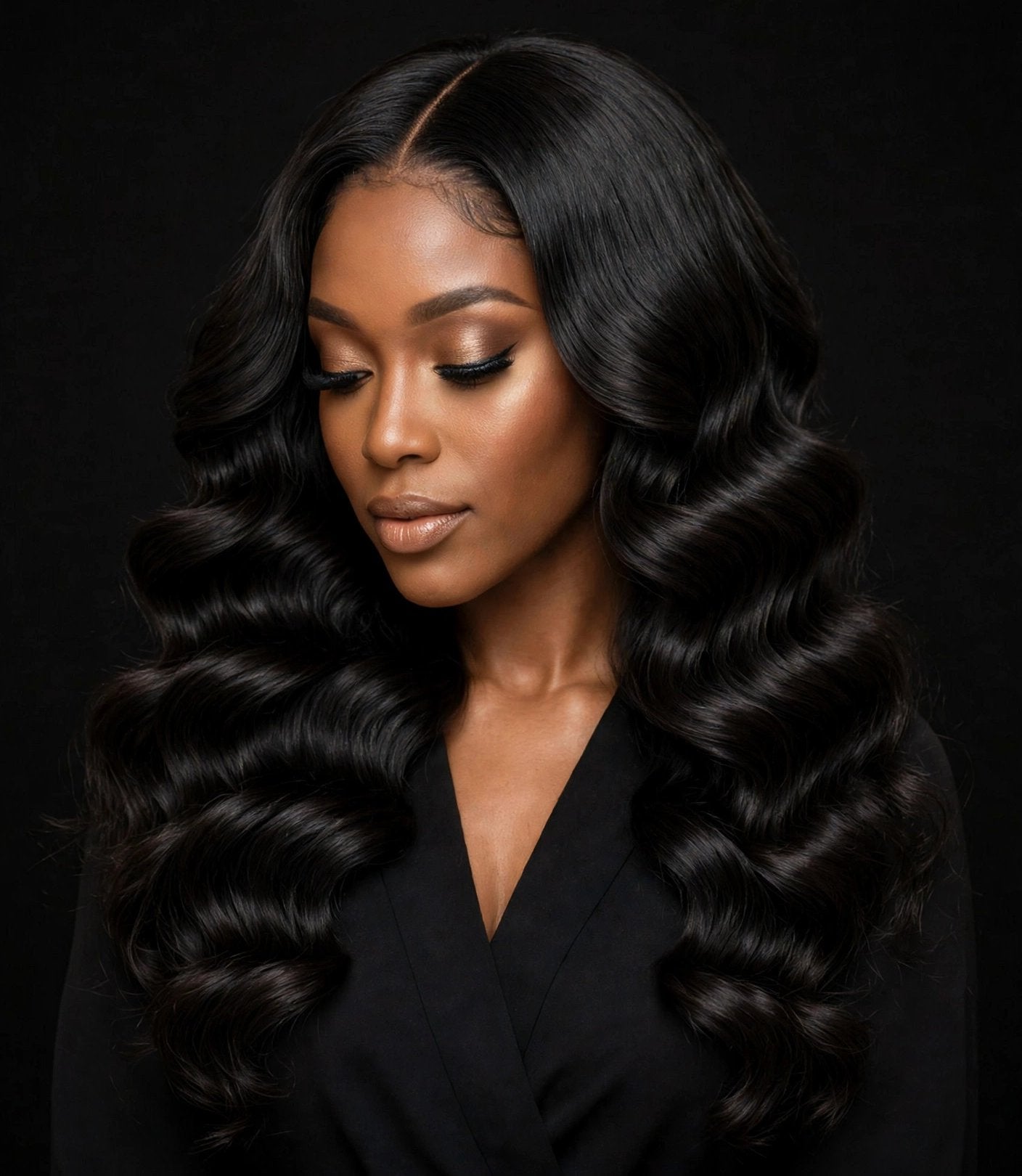Hair Palace — box braids with gold accents